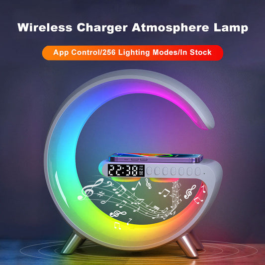 Bluetooth Speaker Wireless Charger Lamps