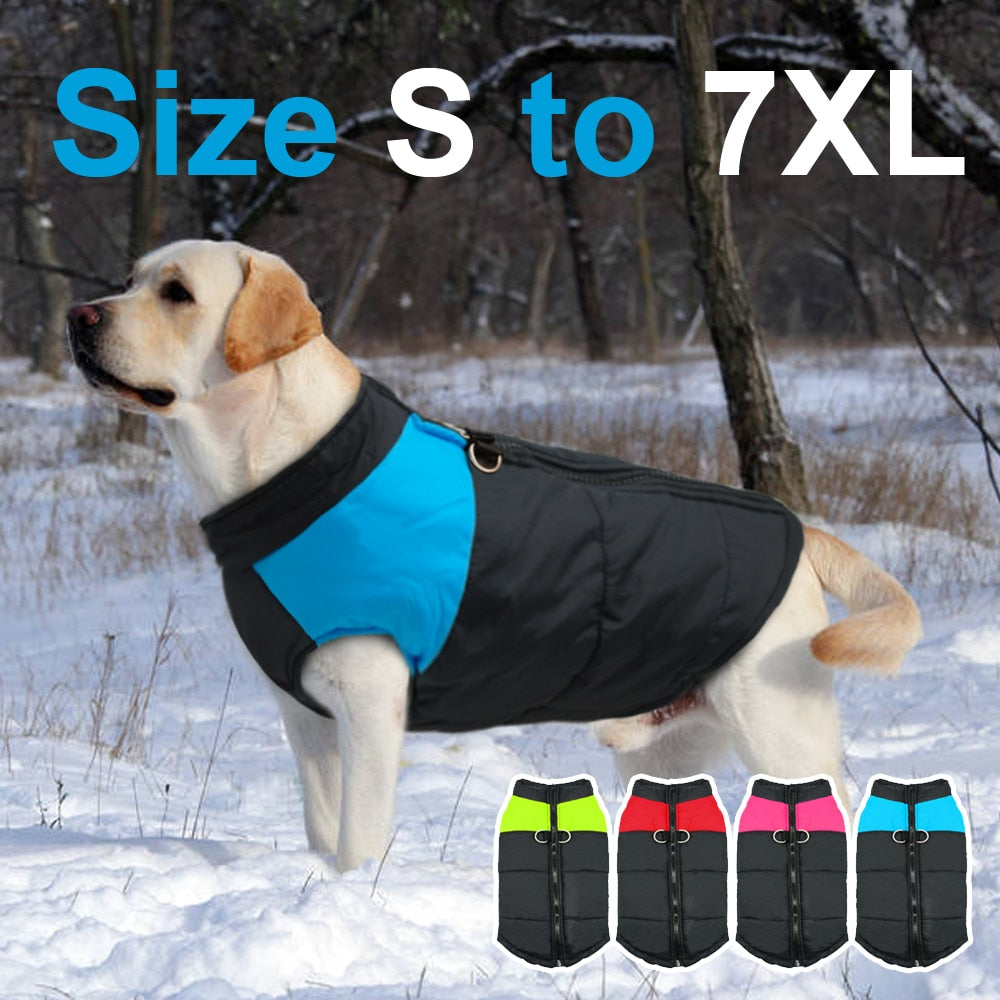 Clothes for Large Dogs Waterproof Dog Vest Jacket