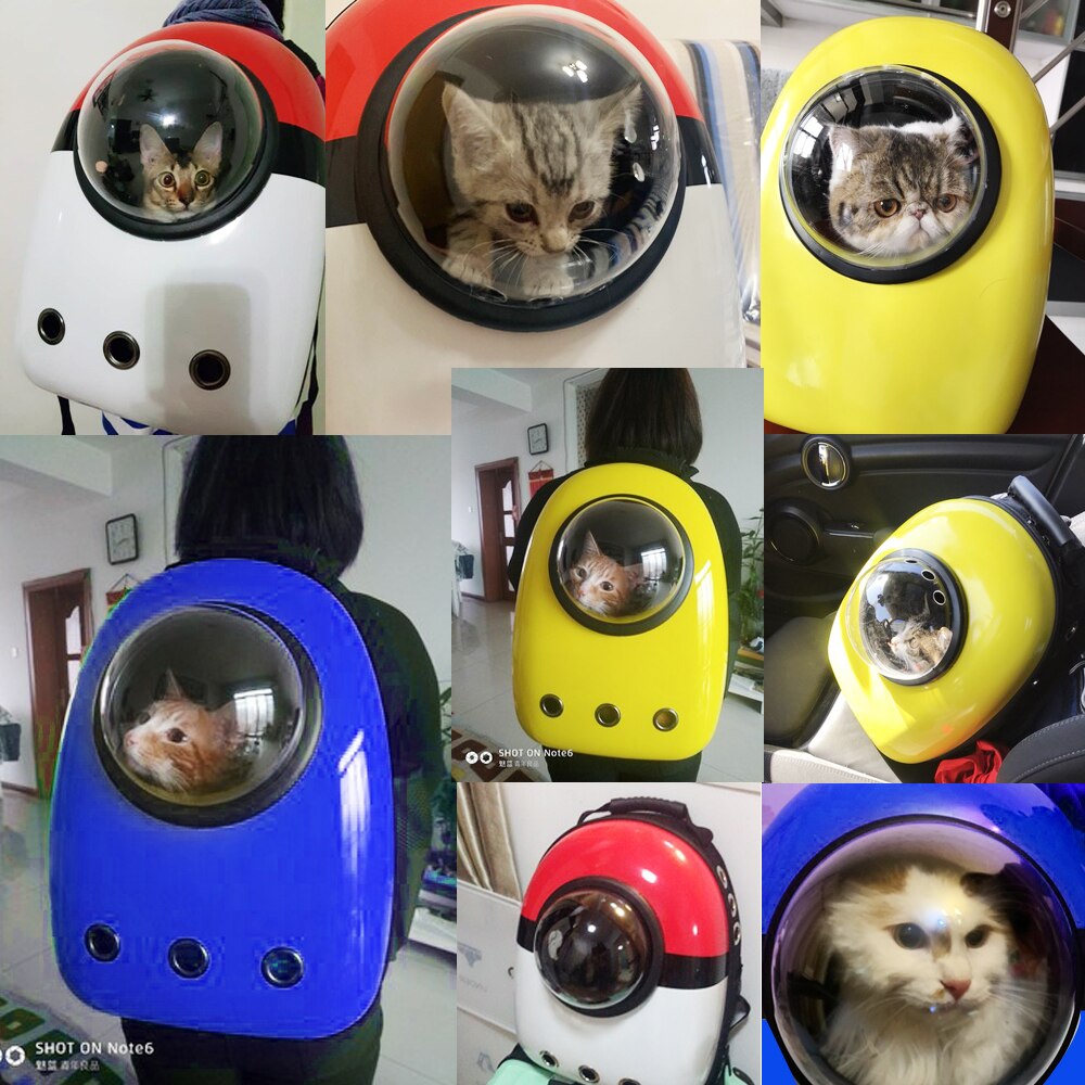 Fashion Dog Carrier Breathable Space Capsule Cat