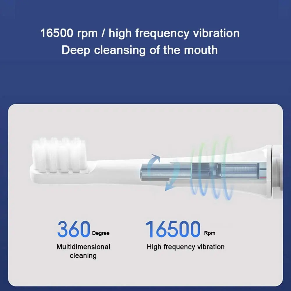 XIAOMI MIJIA T100 Sonic Electric Toothbrush Cordless USB Rechargeable