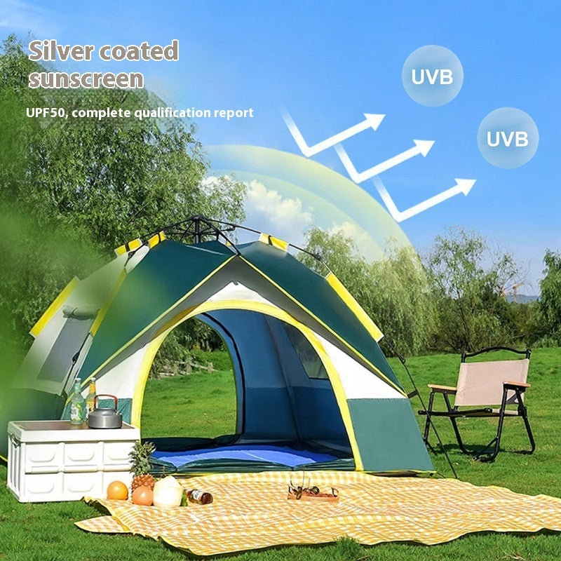 Tent Outdoor Camping 3-4 People Automatic Quickly Open