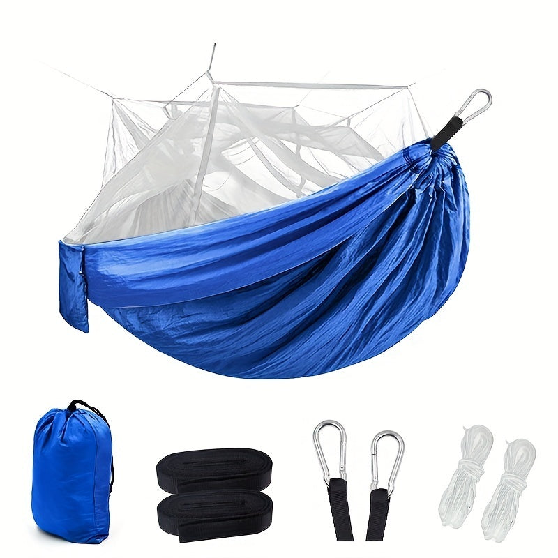 Camping Hammock Portable Double Hammock With Mosquito Net 2 Person Hammock Tent With 2tree Straps Best For Outdoor Hiking Travel