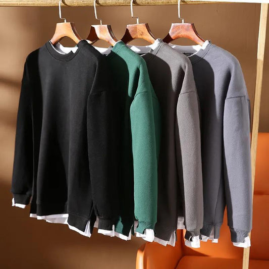 Men's Fleece Warm Holiday Two Long Sleeves